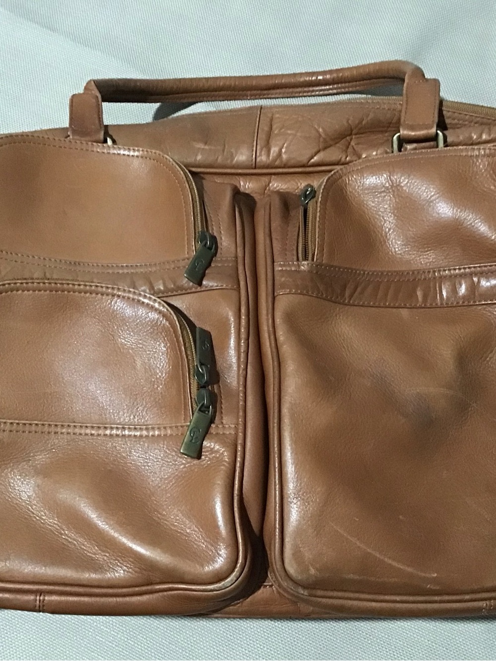 Men's Leather Briefcase Bag in Brown - Classic Professional Carry